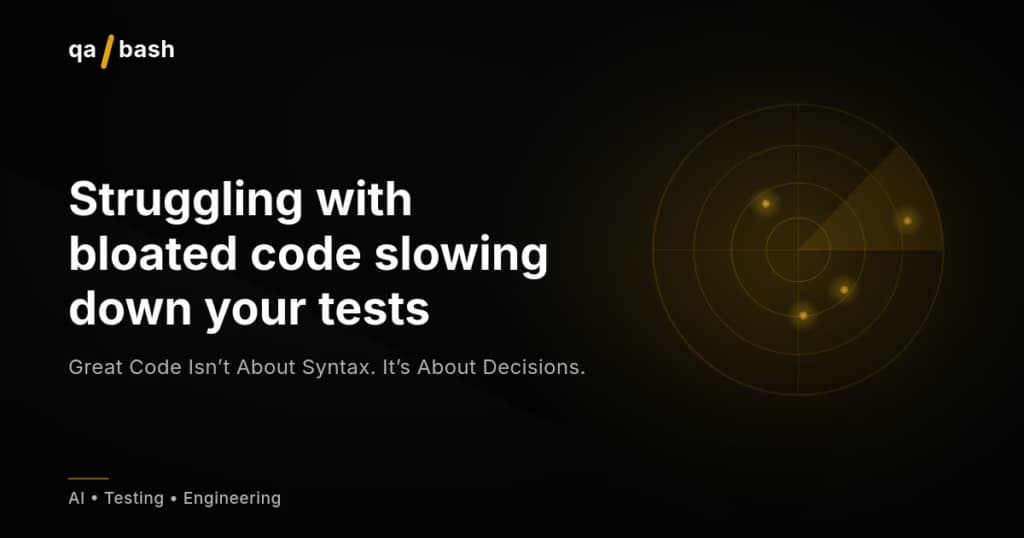 Great Code Isn’t About Syntax. It’s About Decisions.