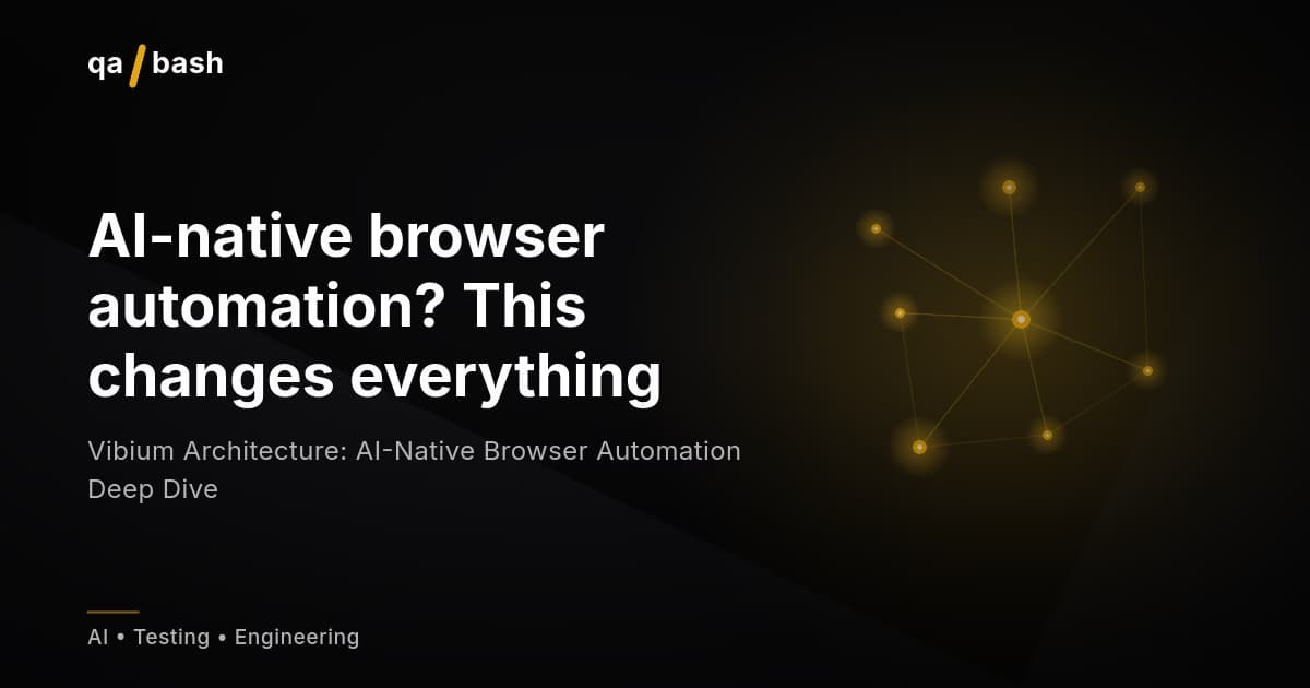 Vibium Architecture: AI-Native Browser Automation Deep Dive