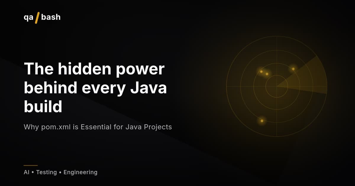 Why pom.xml is Essential for Java Projects