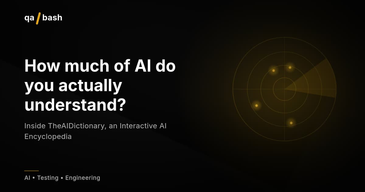 Inside The AI Dictionary, an Interactive AI Encyclopaedia
